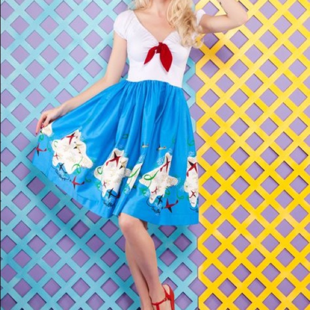Mary Blair airplane dress